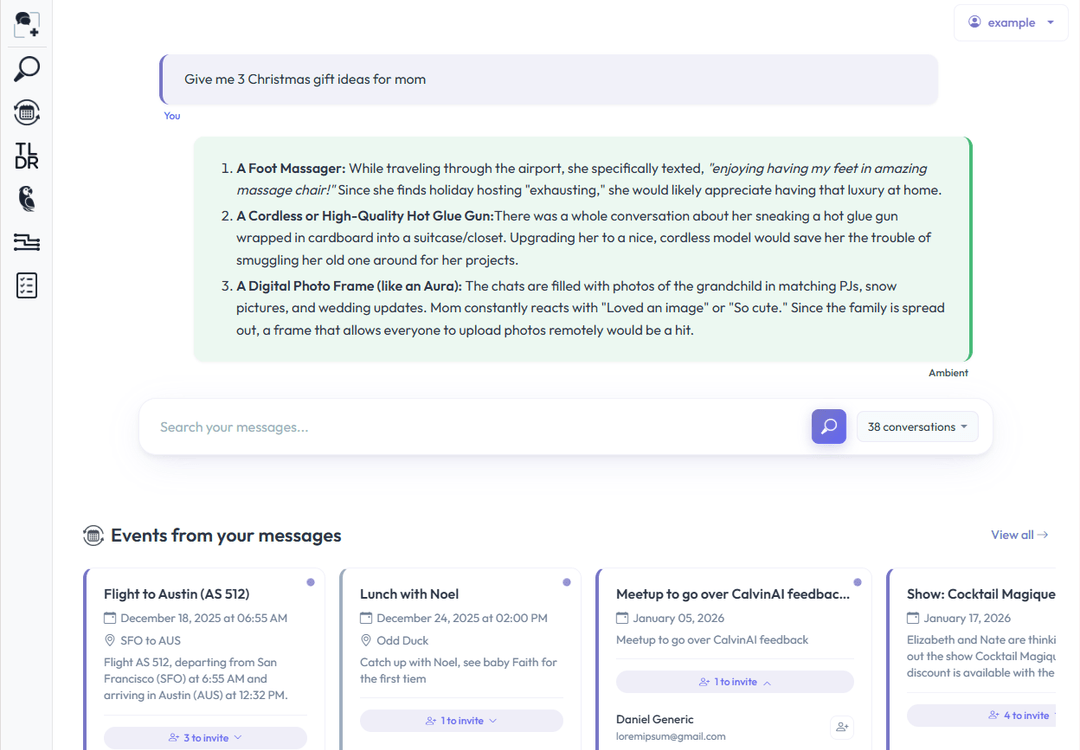 Ambient App Screenshot